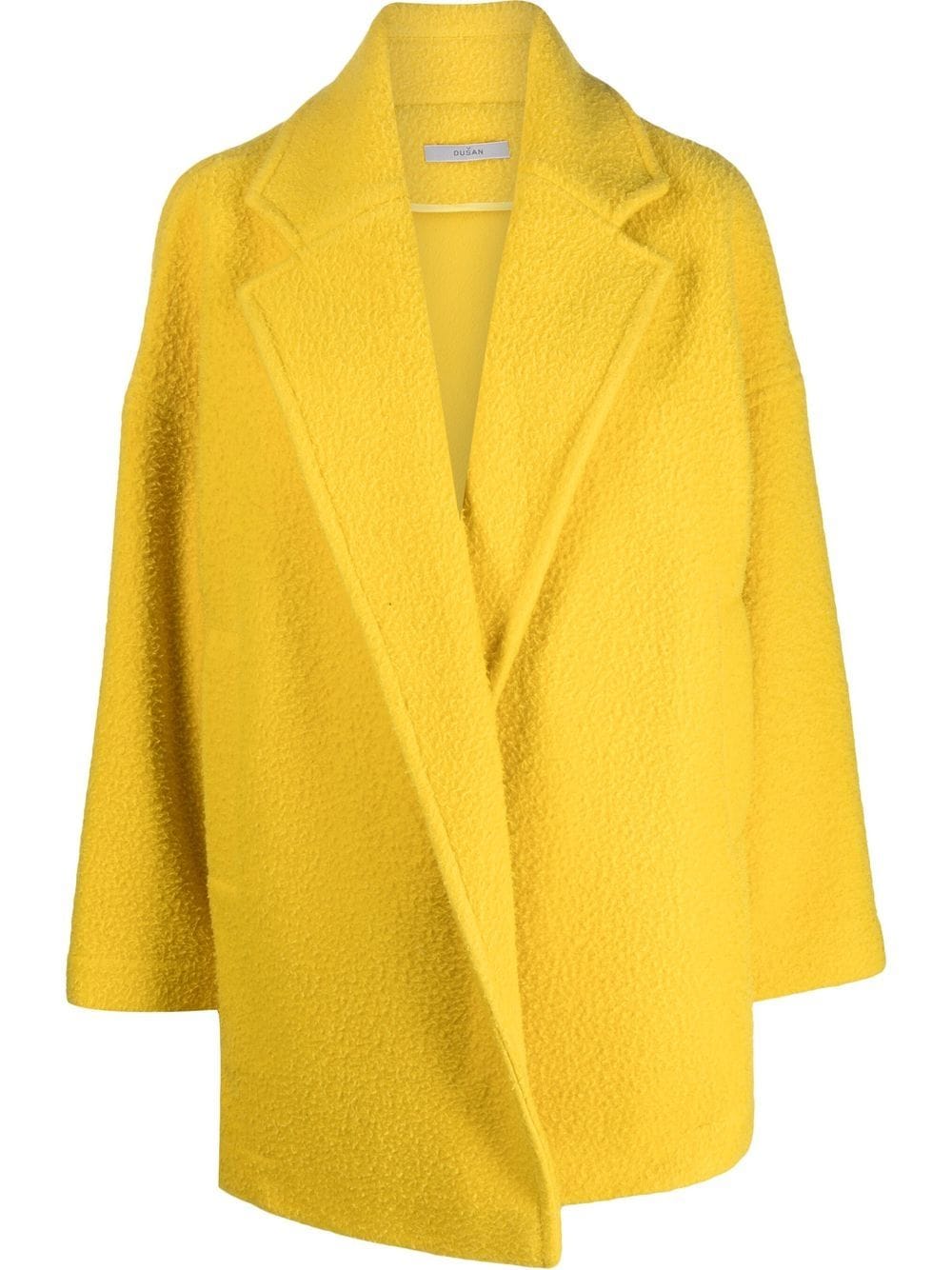 Dusan wool-cashmere wrap coat - Yellow von Dusan