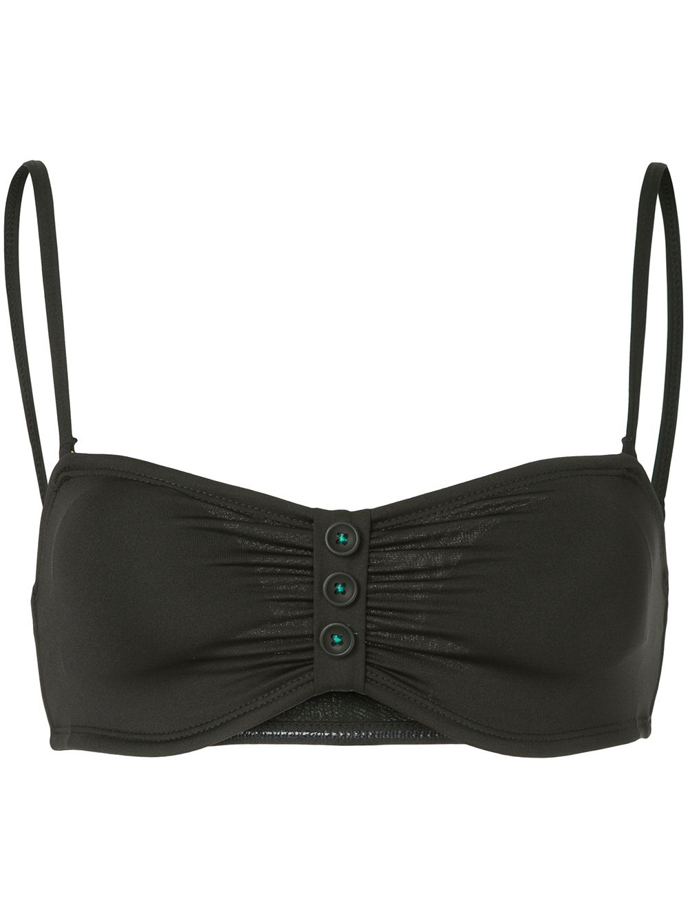 Duskii Appletini bandeau bikini top - Black von Duskii