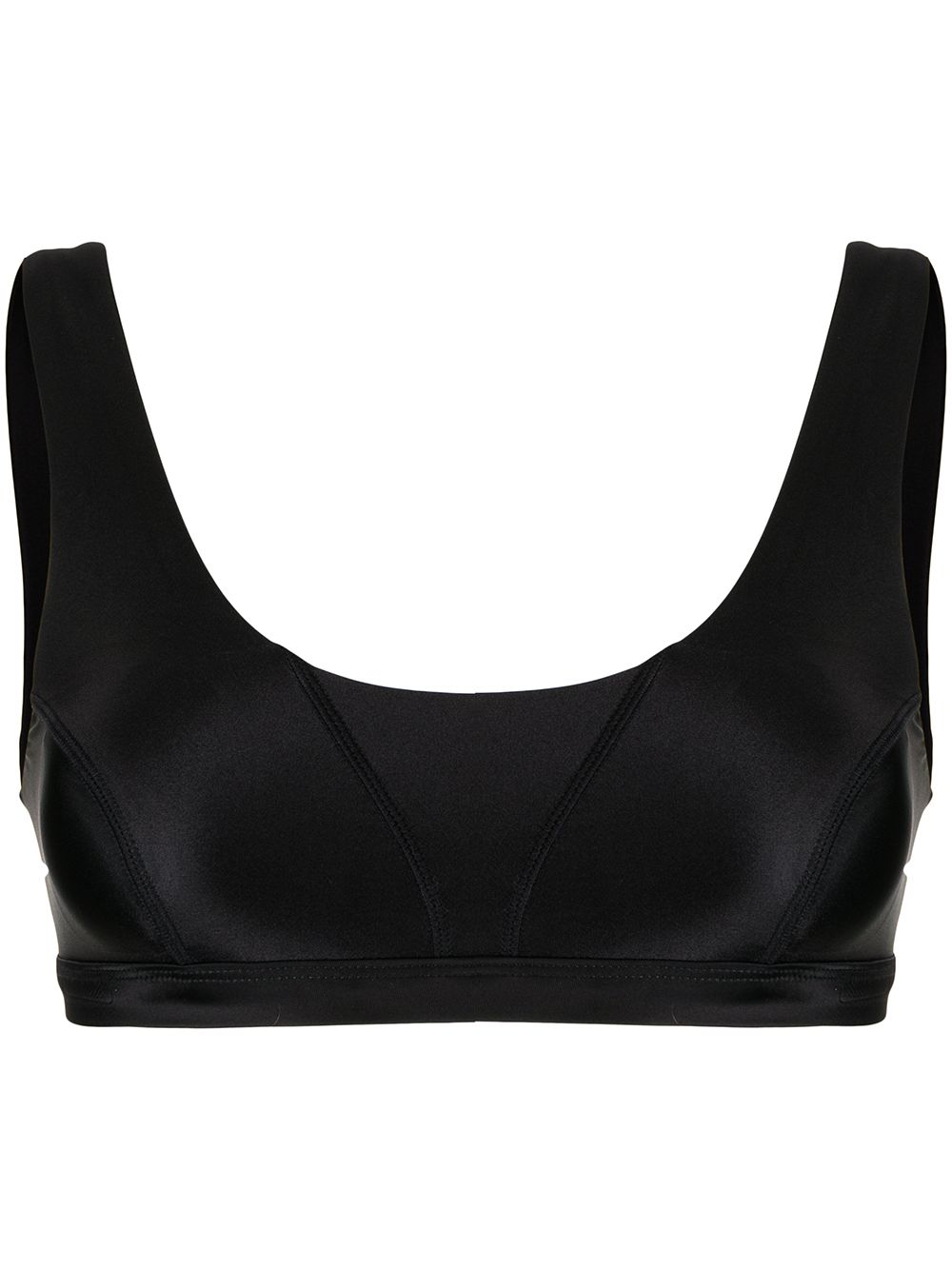 Duskii Kate scoop-neck bikini top - Black von Duskii