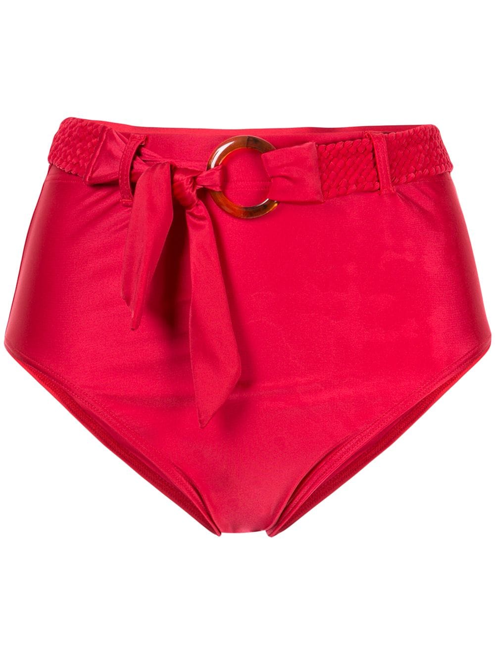 Duskii high-waisted bikini bottoms - Red