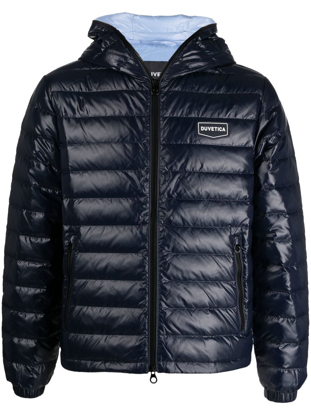 Duvetica chest logo-print padded jacket - Blue von Duvetica