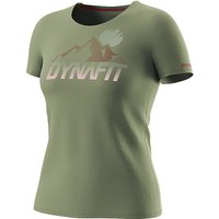 DYNAFIT Damen Funktionsshirt Transalper Graphic olive | L von Dynafit