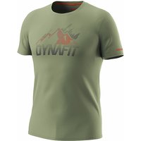 DYNAFIT Herren Funktionsshirt Transalper Graphic olive | M von Dynafit