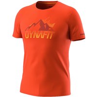 DYNAFIT Herren Funktionsshirt Transalper Graphic orange | M von Dynafit