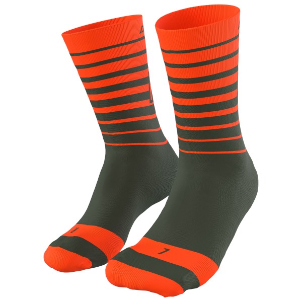 Dynafit - Live To Ride Socks - Multifunktionssocken Gr 43-46 rot von Dynafit