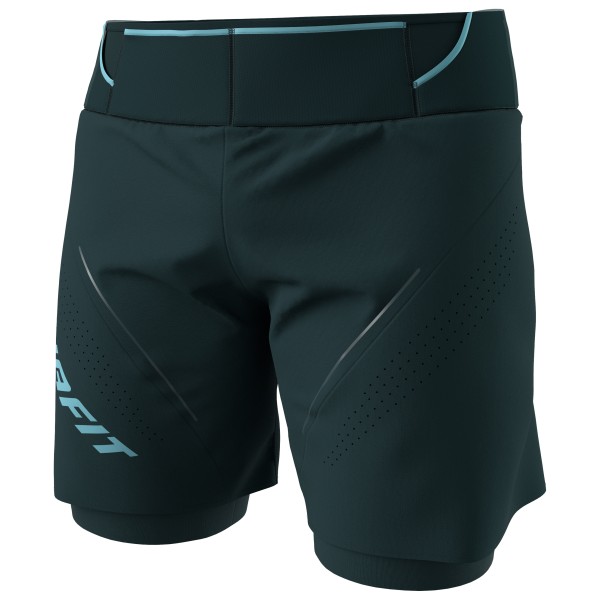 Dynafit - Ultra 2/1 Shorts - Laufshorts Gr XXL schwarz/blau von Dynafit