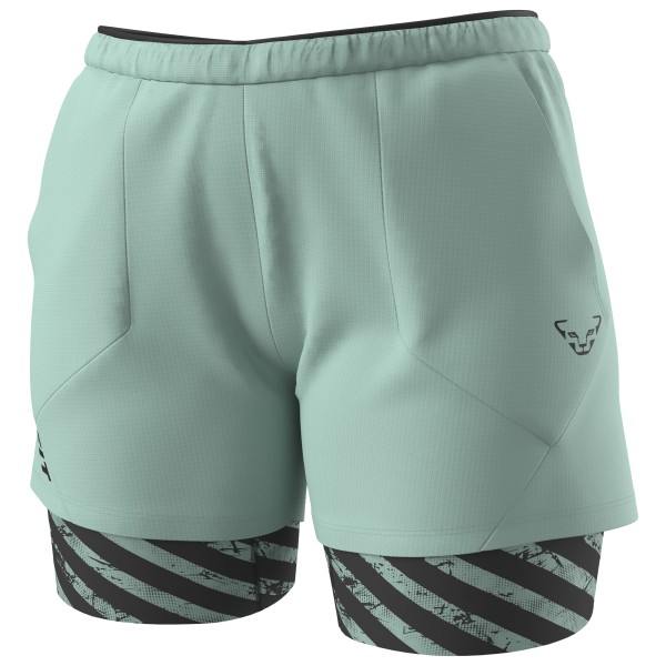 Dynafit - Women's Trail 2in1 Short - Laufshorts Gr XS türkis von Dynafit