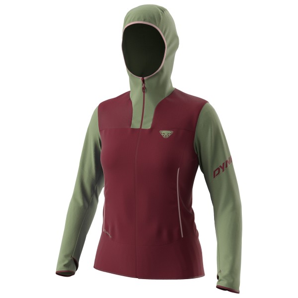 Dynafit - Women's Traverse Polartec Hooded Jacket - Fleecejacke Gr M rot von Dynafit