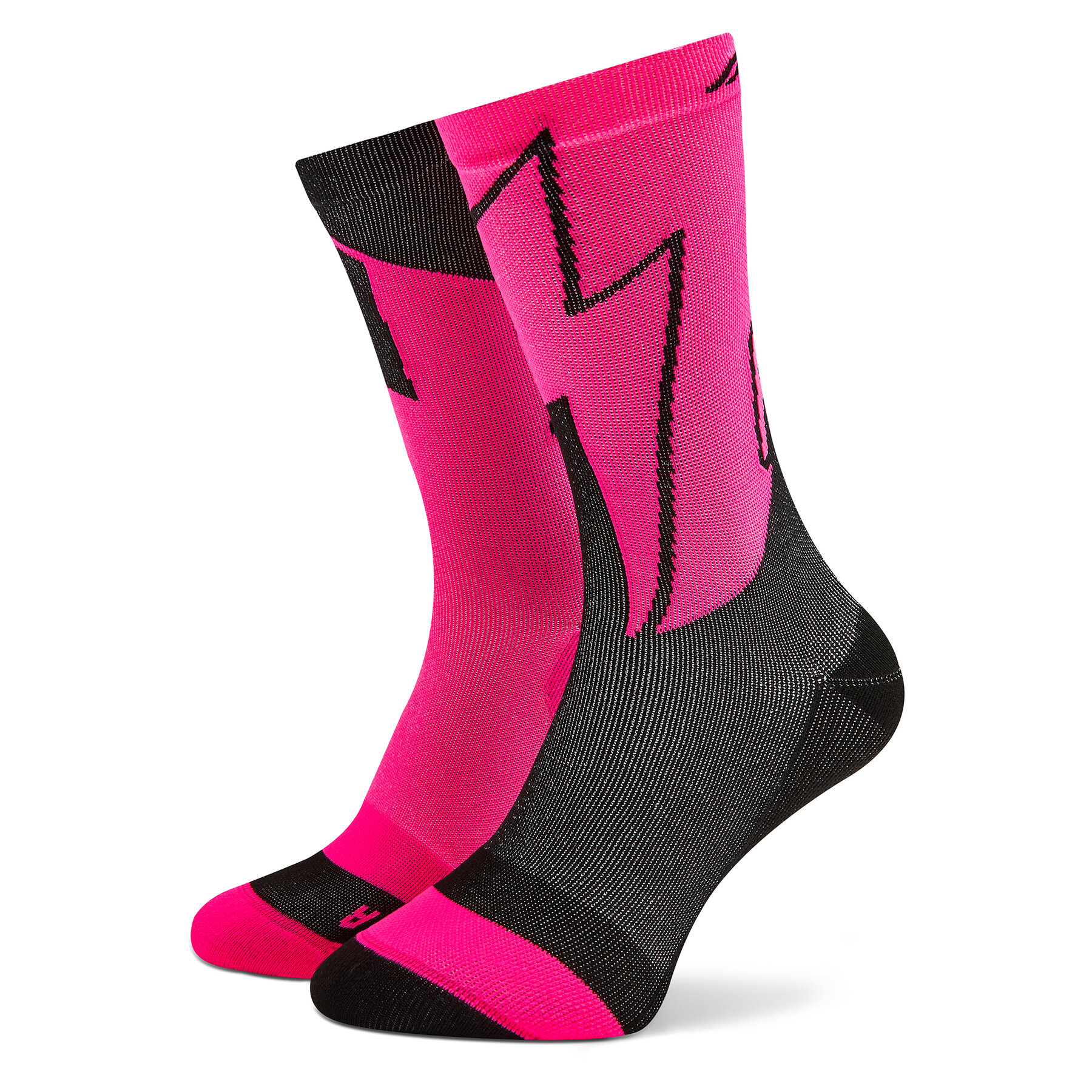 Hohe Unisex-Socken Dynafit No Pain No Gain Sk 08-0000071612 Pink Glo Black Out 6072 0910 von Dynafit