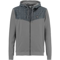 E9 Herren Fleecejacke Vu Hoodie grau | L von E9