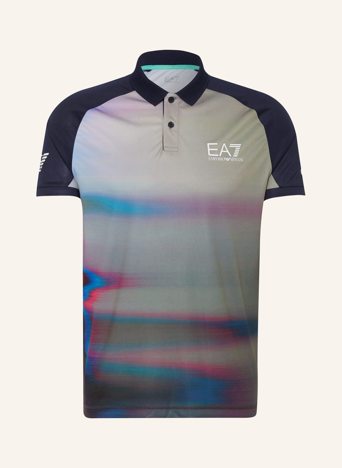 ea7 Emporio Armani Funktions-Poloshirt Pjuhz blau von EA7 EMPORIO ARMANI