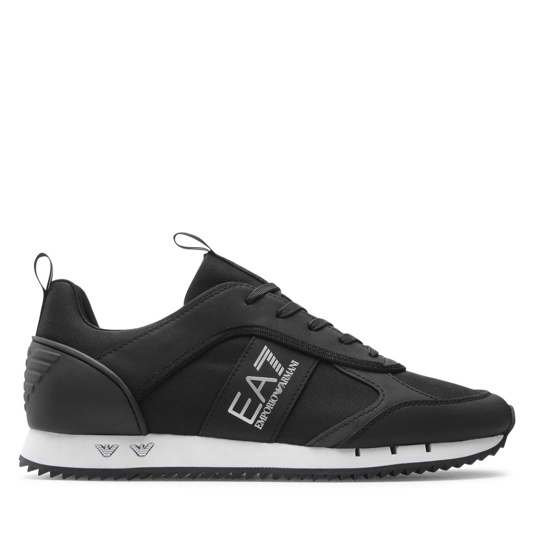 Sneakers EA7 Emporio Armani X8X027 XK219 Q739 Black/Silver/White von EA7 Emporio Armani