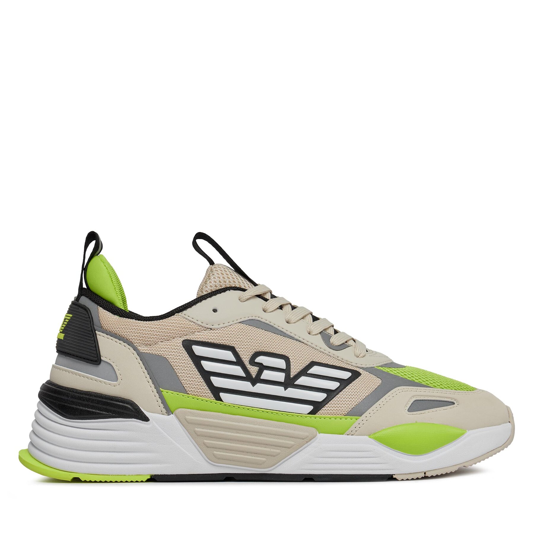 Sneakers EA7 Emporio Armani X8X070 XK165 T576 Rainy Day+Acid Lime von EA7 Emporio Armani