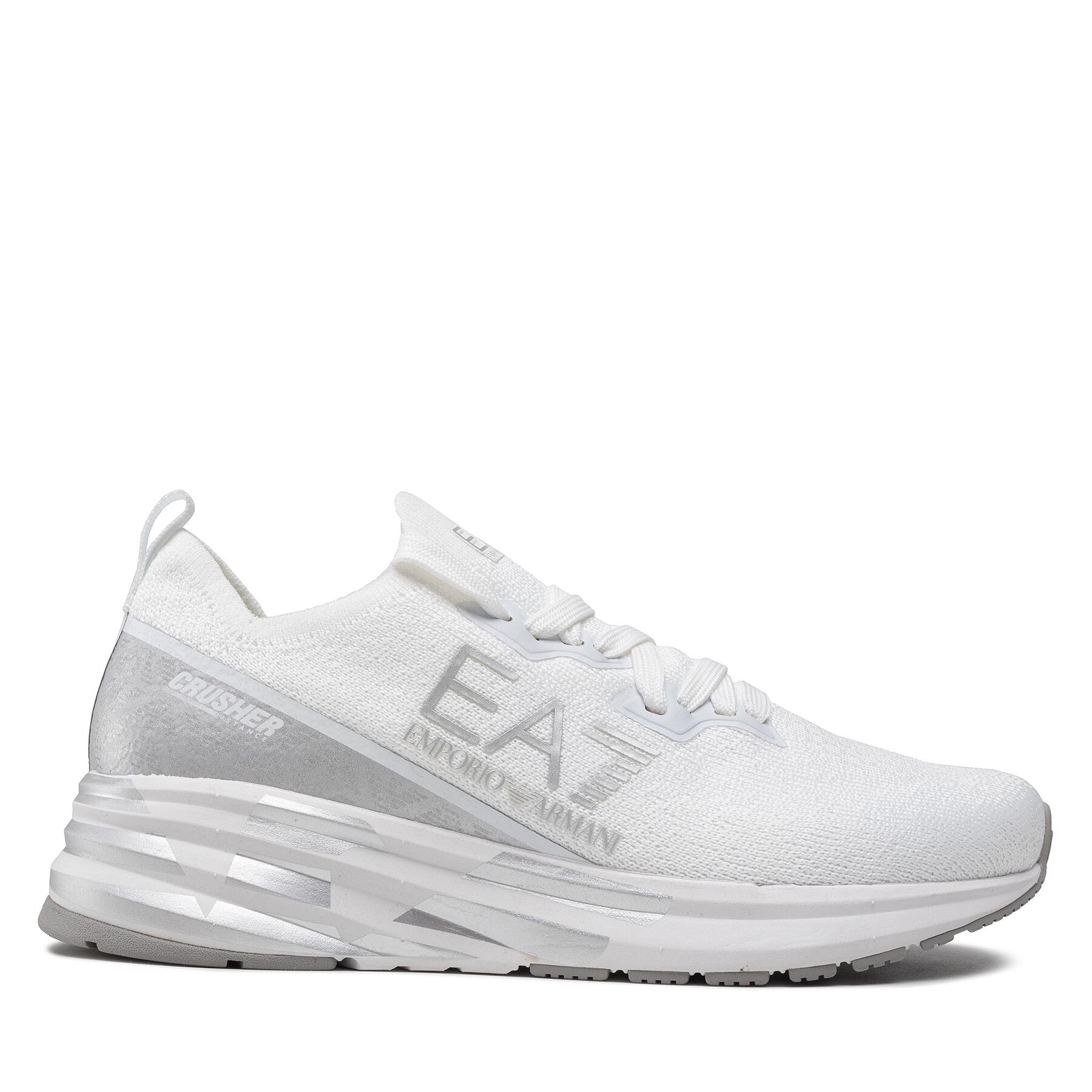 Sneakers EA7 Emporio Armani X8X095 XK240 M696 White/Silver von EA7 Emporio Armani