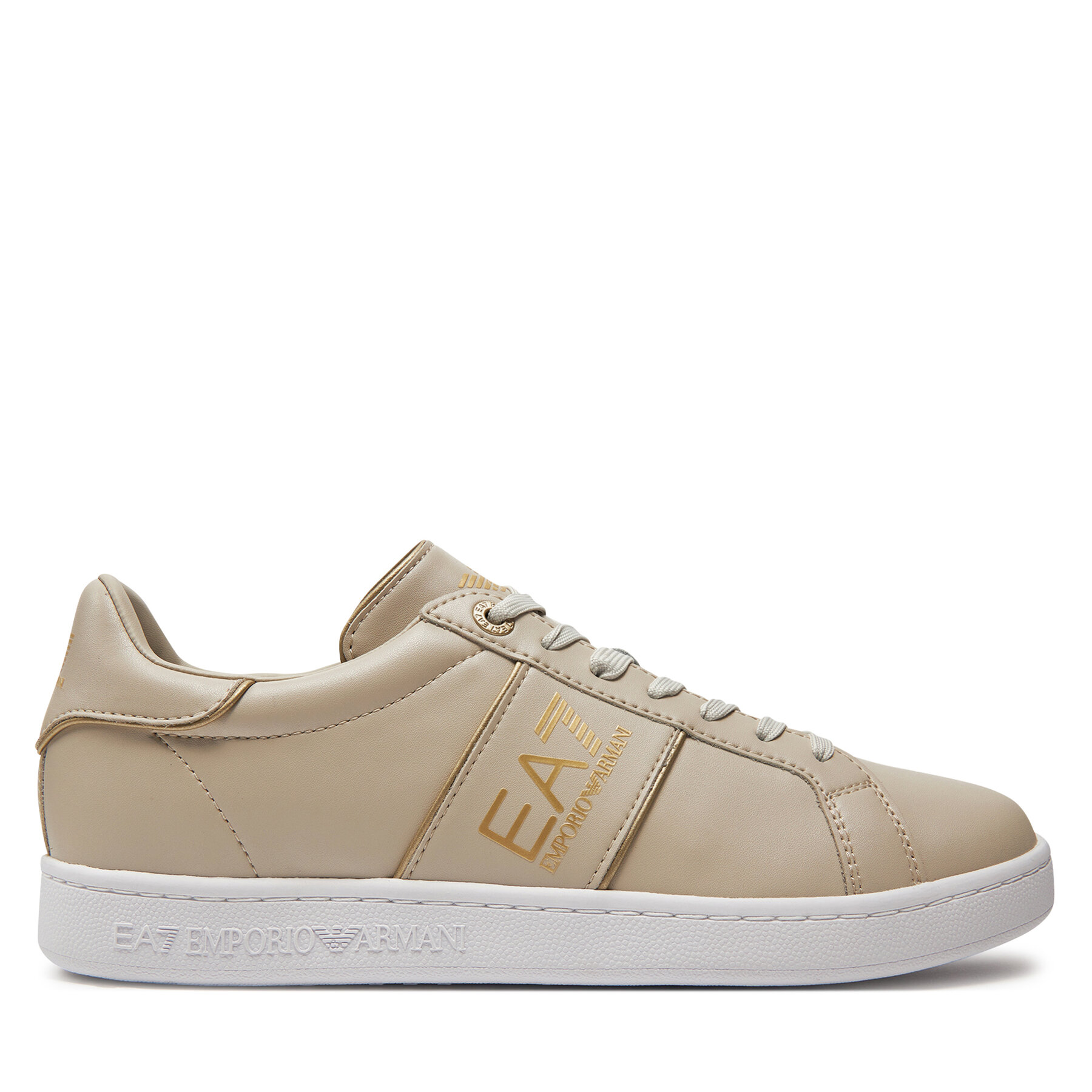 Sneakers EA7 Emporio Armani X8X102 XK346 Q309 Rainy Day+Gold von EA7 Emporio Armani