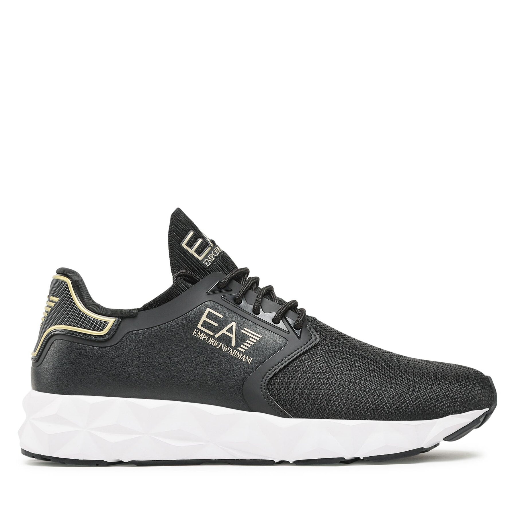 Sneakers EA7 Emporio Armani X8X123 XK300 R347 Black/Gold/White von EA7 Emporio Armani