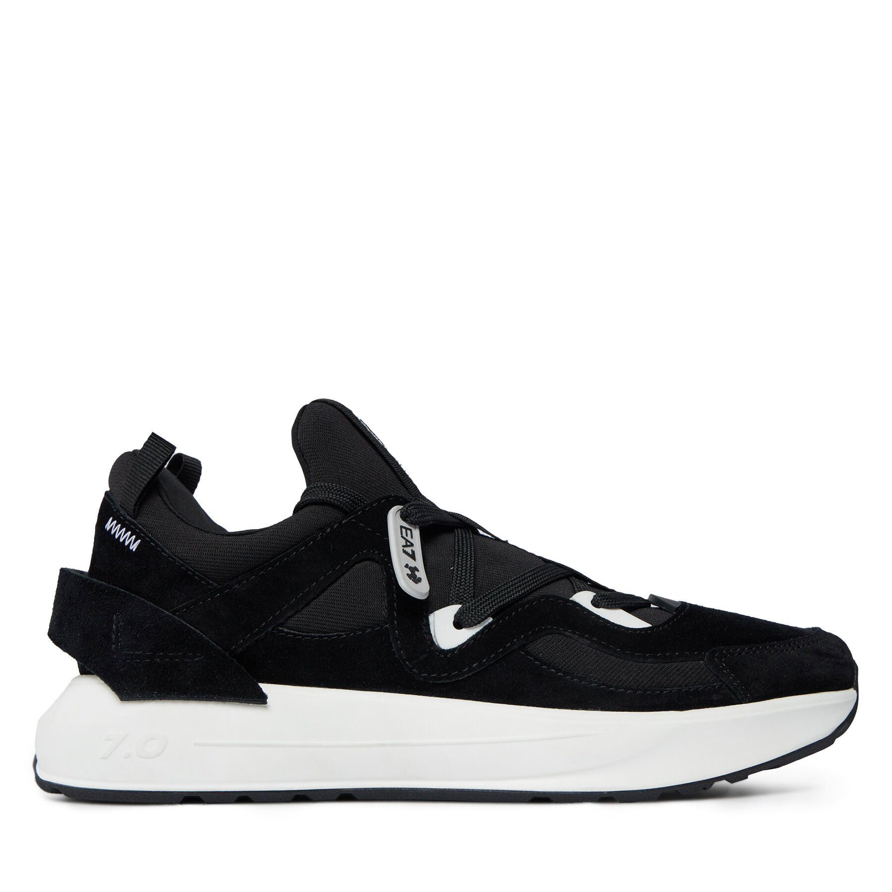 Sneakers EA7 Emporio Armani X8X158 XK363 A120 Black+White von EA7 Emporio Armani