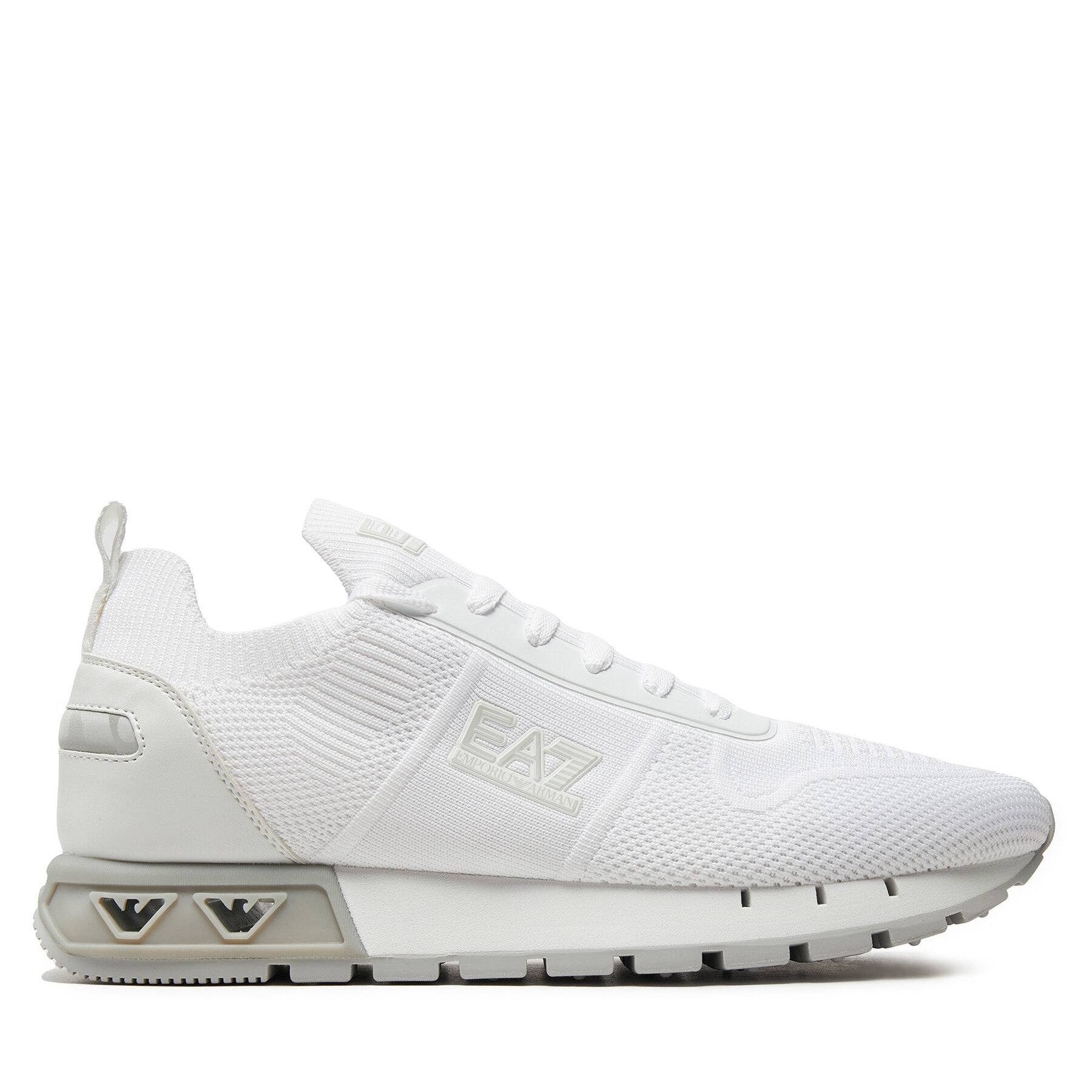 Sneakers EA7 Emporio Armani X8X171 XK373 T652 White+Glacier Grey von EA7 Emporio Armani