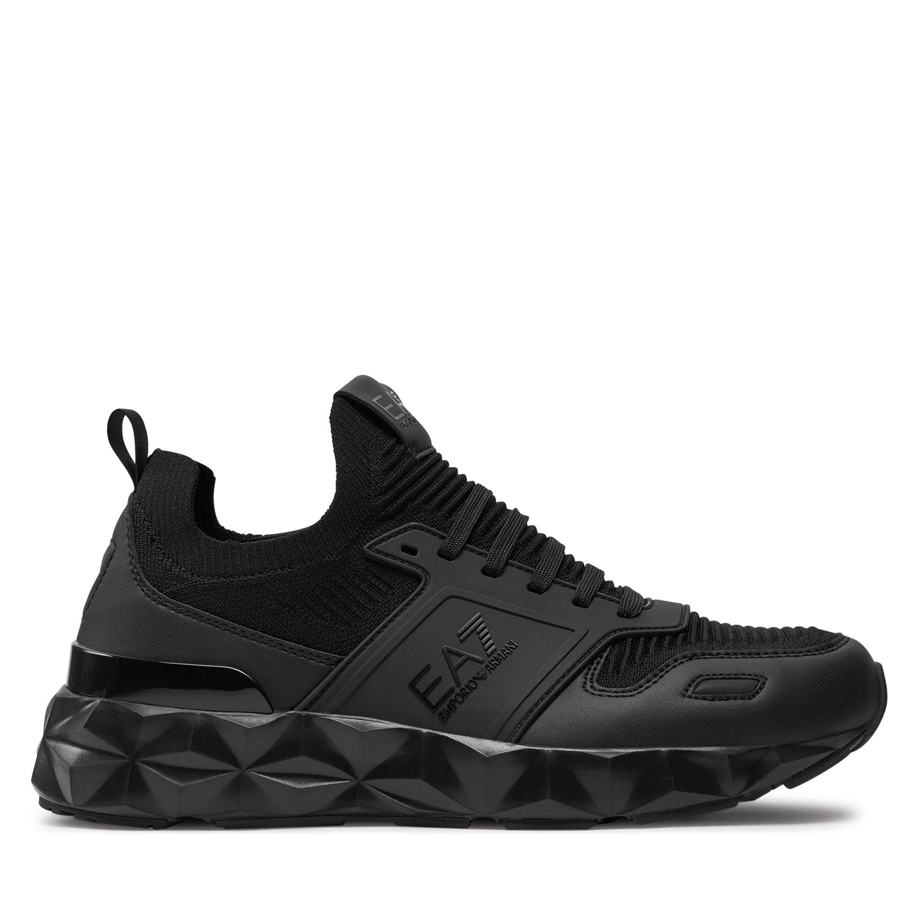 Sneakers EA7 Emporio Armani X8X175 XK380 T822 Triple Blk+Blk Logo von EA7 Emporio Armani