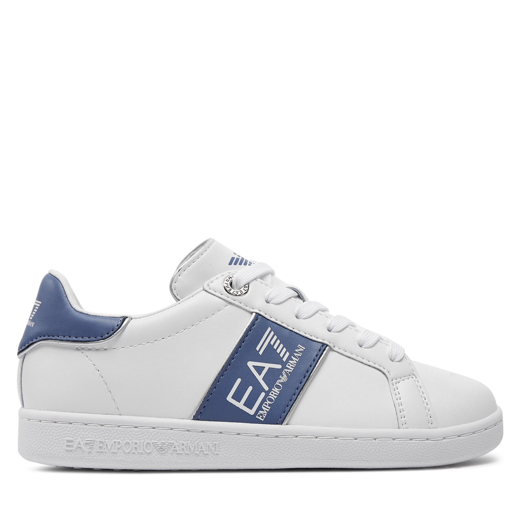 Sneakers EA7 Emporio Armani XSX109 XOT74 T502 White+Marlin+Silver von EA7 Emporio Armani