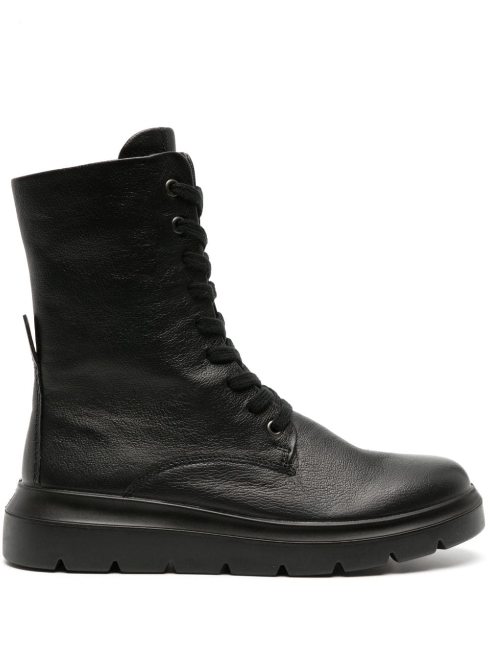 ECCO Nouvelle logo-embossed leather boots - Black von ECCO