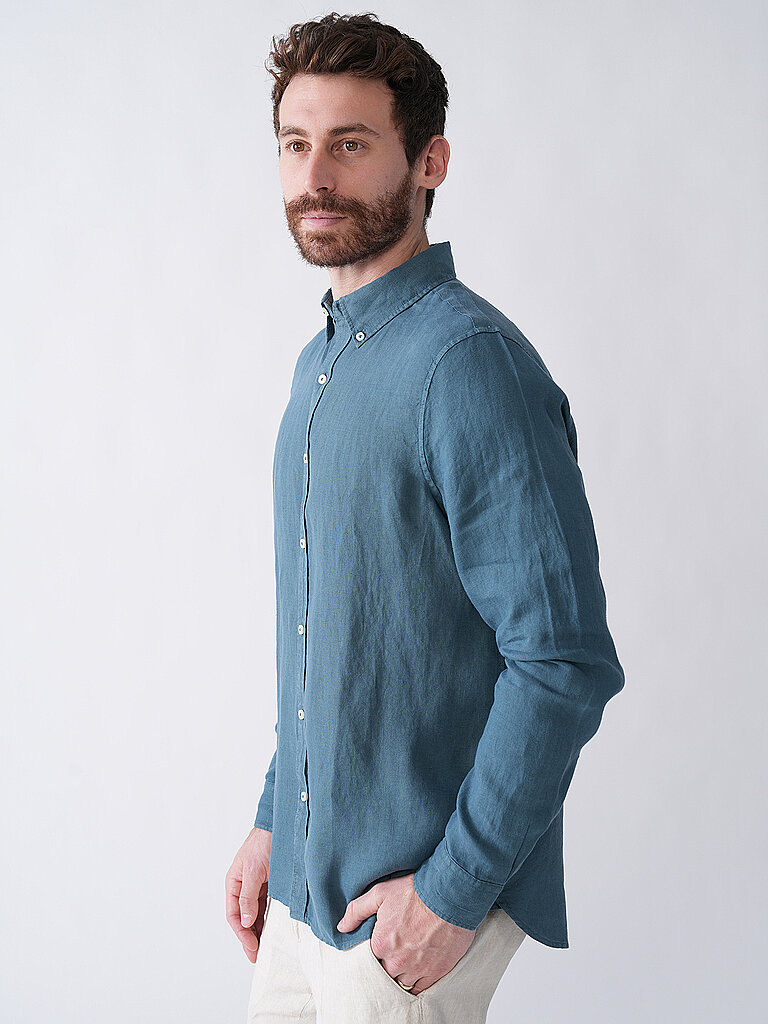 ECOALF Leinenhemd MALIBUALF blau | XL von ECOALF