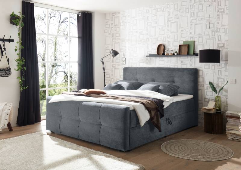 ED EXCITING DESIGN Boxbett »Winnipeg«, (5 St.), inkl. zwei Bettkästen und Topper von ED EXCITING DESIGN