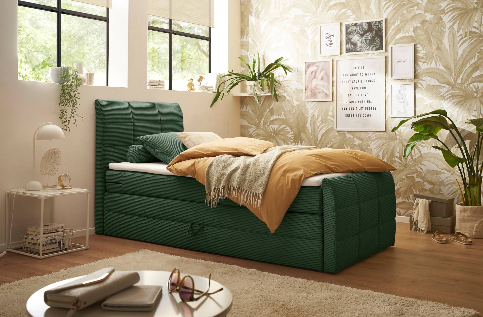 ED EXCITING DESIGN Boxspringbett »Bolivia«, harte Seite mit Kokosmatte, weiche Seite mit Filzabdeckung ED EXCITING DESIGN Boxspringbett »Bolivia«, harte Seite mit Kokosmatte, weiche Seite mit Filzabdeckung von ED EXCITING DESIGN