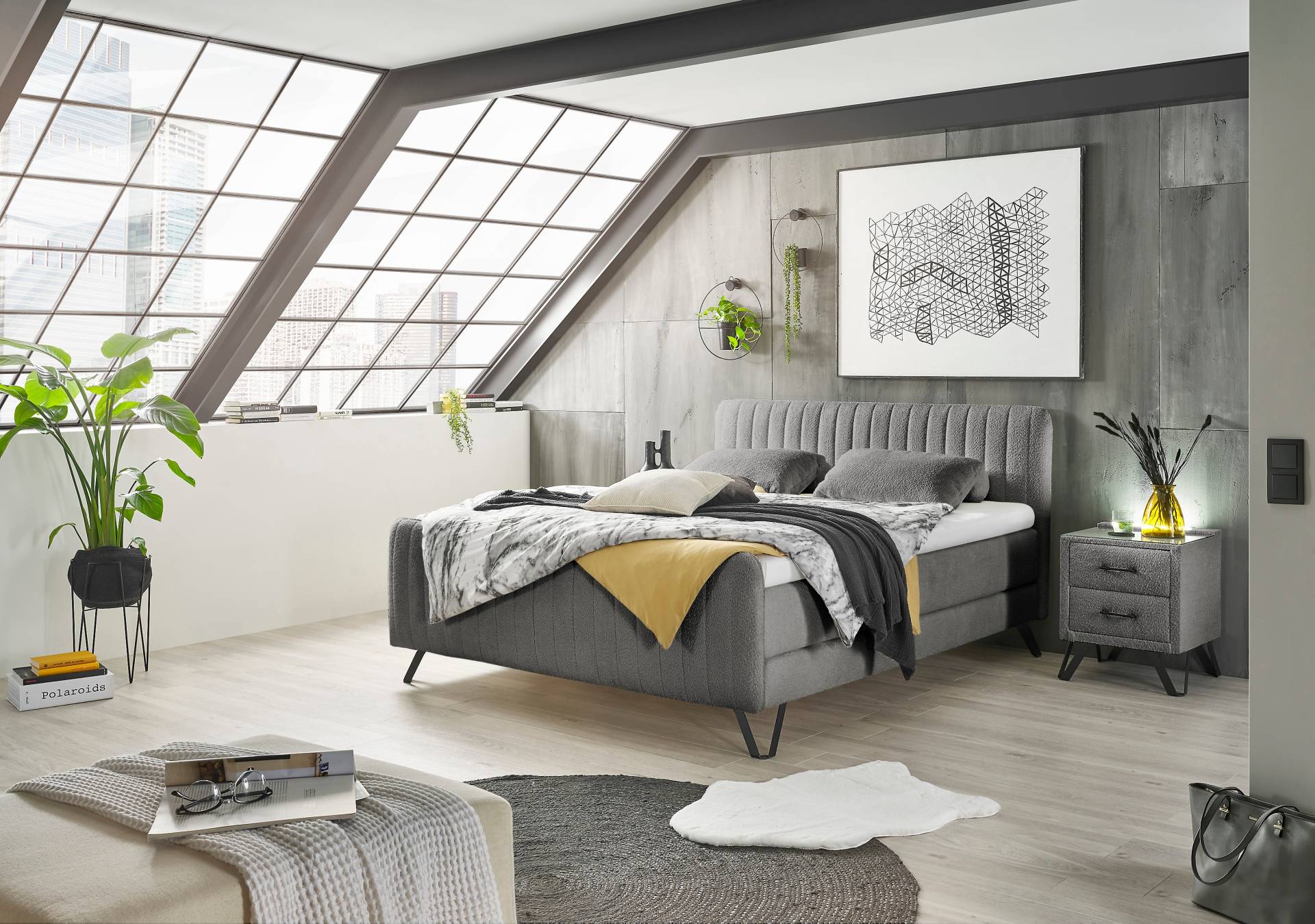 ED EXCITING DESIGN Boxspringbett »Cantania« von ED EXCITING DESIGN