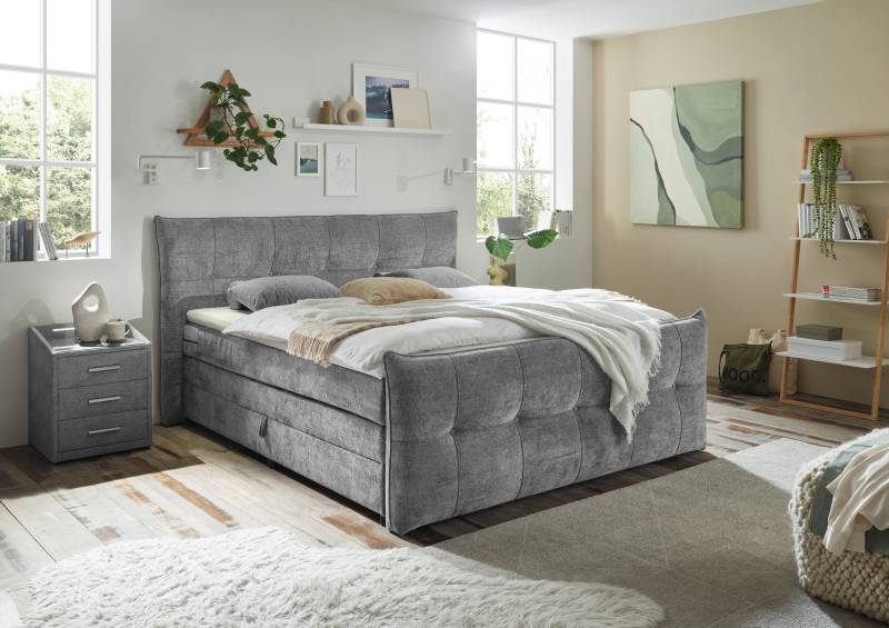 ED EXCITING DESIGN Boxspringbett »Gallina«, mit Bettkasten, inkl. Topper von ED EXCITING DESIGN