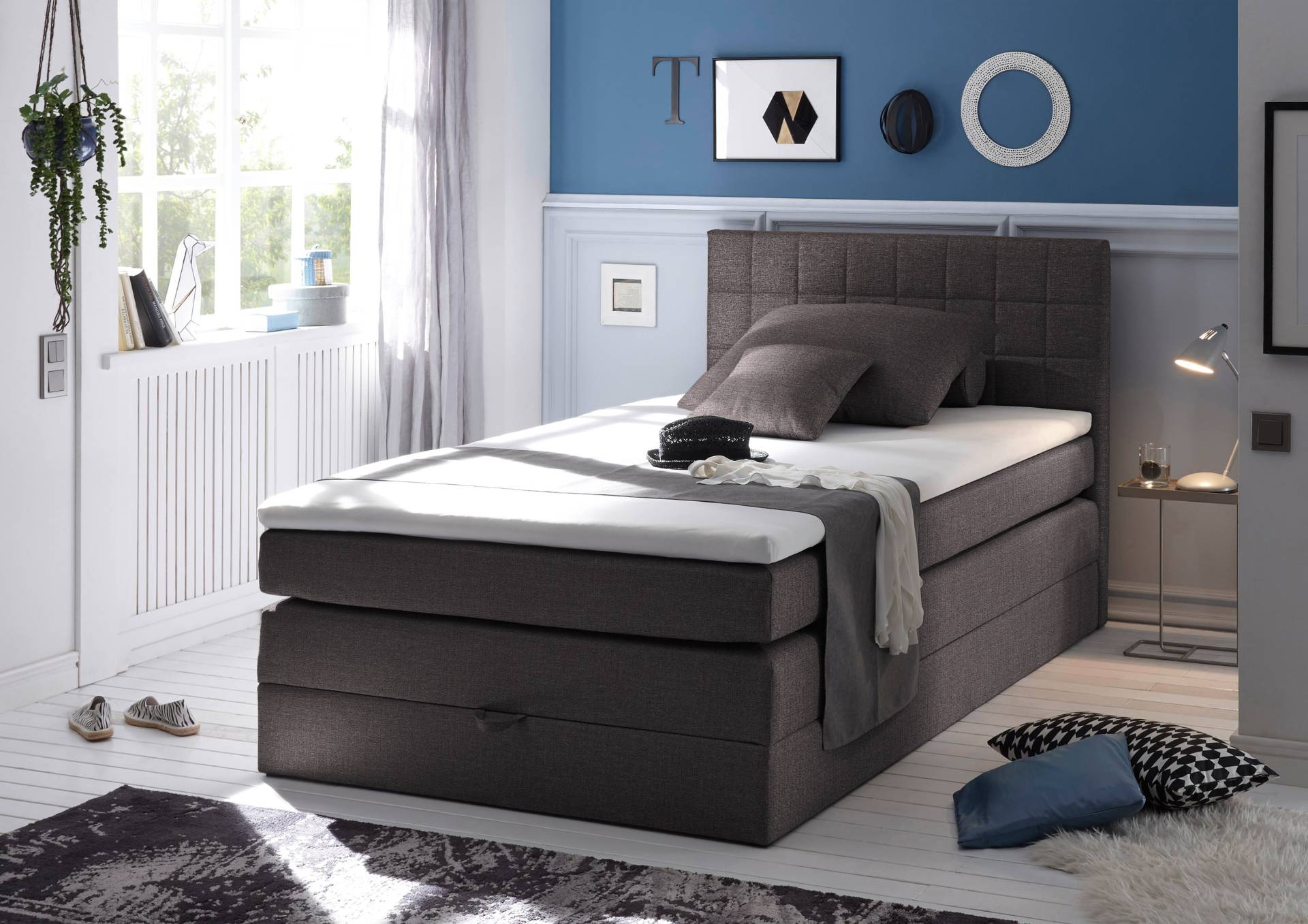 ED EXCITING DESIGN Boxspringbett »Hawaii«, inkl. einem Bettkasten und Topper ED EXCITING DESIGN Boxspringbett »Hawaii«, inkl. einem Bettkasten und Topper von ED EXCITING DESIGN