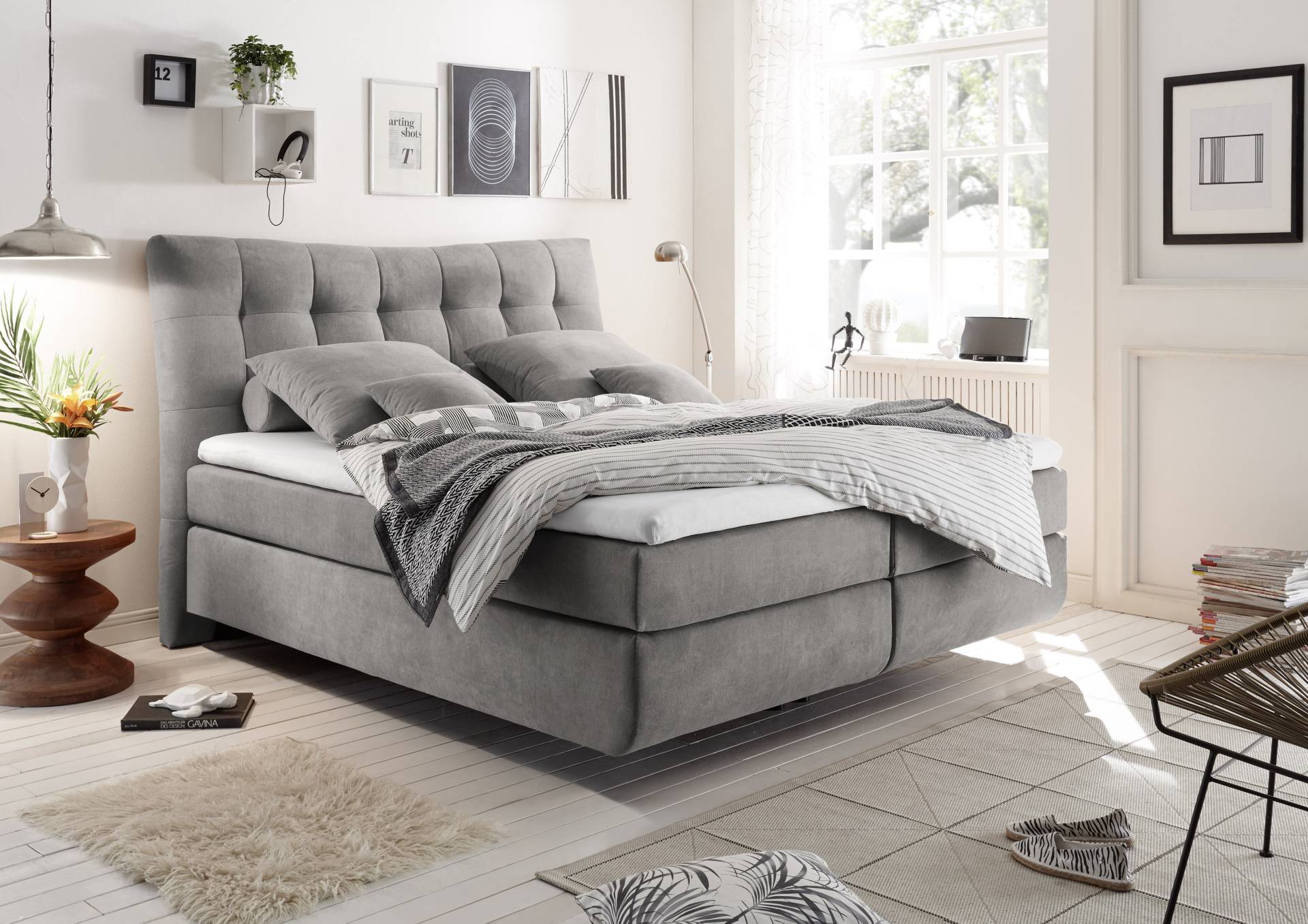 ED EXCITING DESIGN Boxspringbett »Malibu«, inkl. Topper ED EXCITING DESIGN Boxspringbett »Malibu«, inkl. Topper von ED EXCITING DESIGN