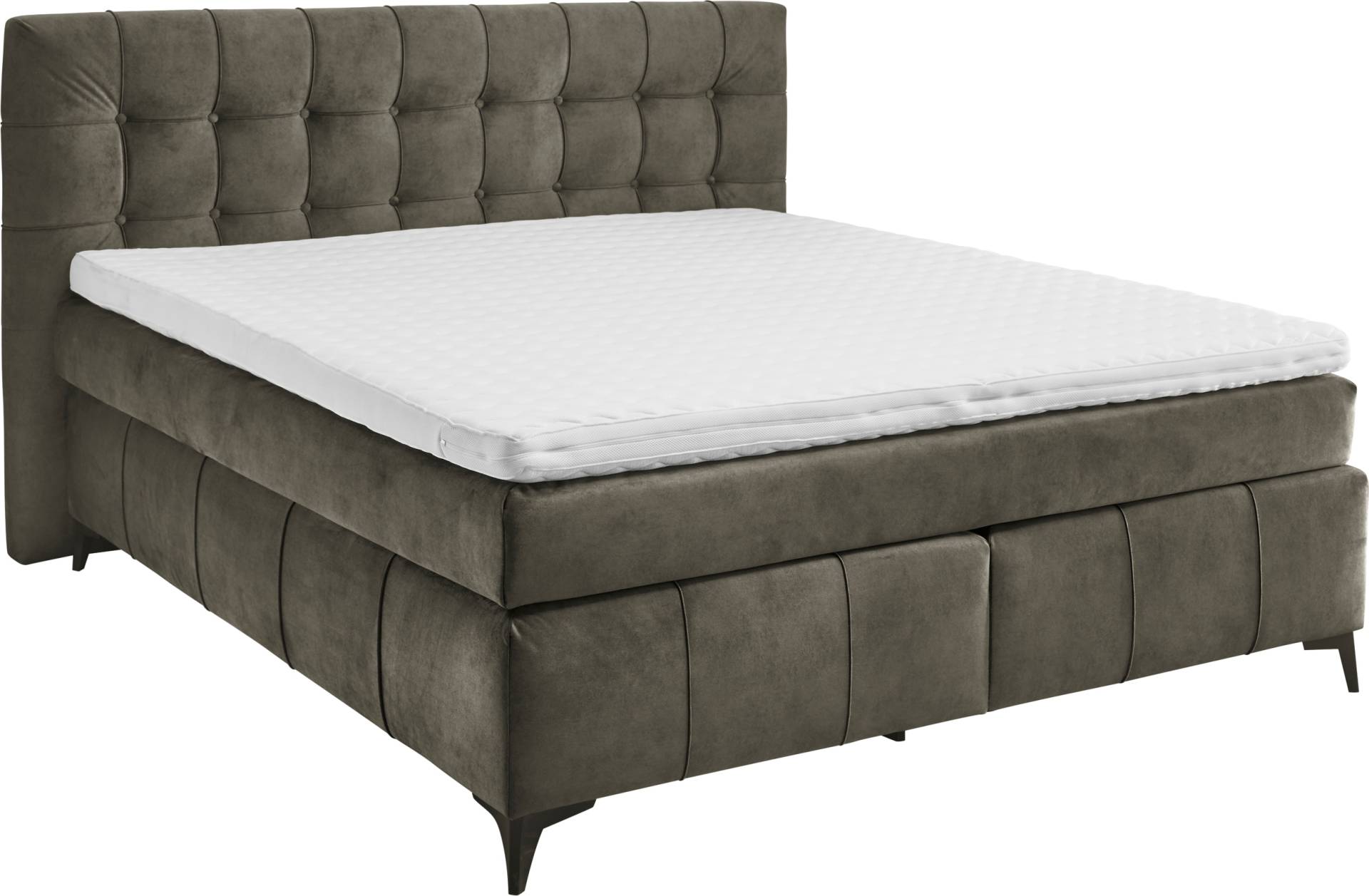 ED EXCITING DESIGN Boxspringbett »Oregon«, inkl. Duo-Matratze - Kokosmatte, Filzabdeckung ED EXCITING DESIGN Boxspringbett »Oregon«, inkl. Duo-Matratze - Kokosmatte, Filzabdeckung von ED EXCITING DESIGN
