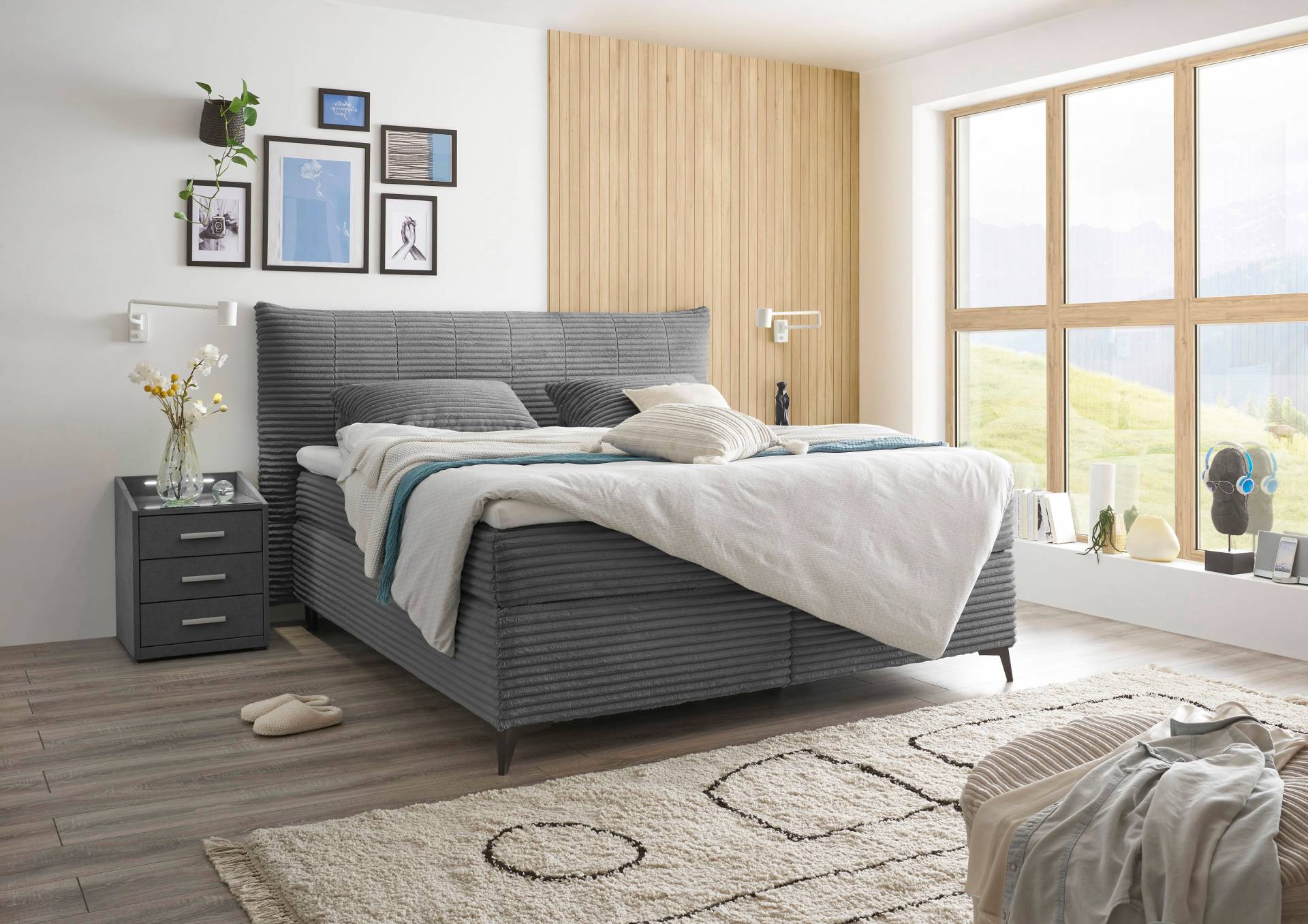 ED EXCITING DESIGN Boxspringbett »Seattle«, harte Seite mit Kokosmatte, weiche Seite mit Filzabdeckung ED EXCITING DESIGN Boxspringbett »Seattle«, harte Seite mit Kokosmatte, weiche Seite mit Filzabdeckung von ED EXCITING DESIGN
