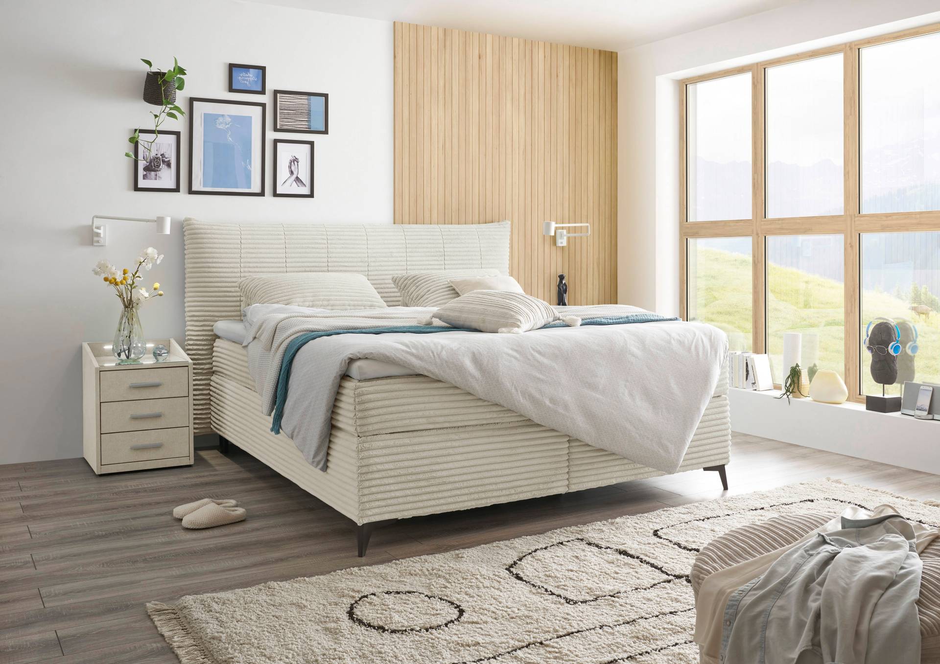 ED EXCITING DESIGN Boxspringbett »Seattle«, harte Seite mit Kokosmatte, weiche Seite mit Filzabdeckung ED EXCITING DESIGN Boxspringbett »Seattle«, harte Seite mit Kokosmatte, weiche Seite mit Filzabdeckung von ED EXCITING DESIGN