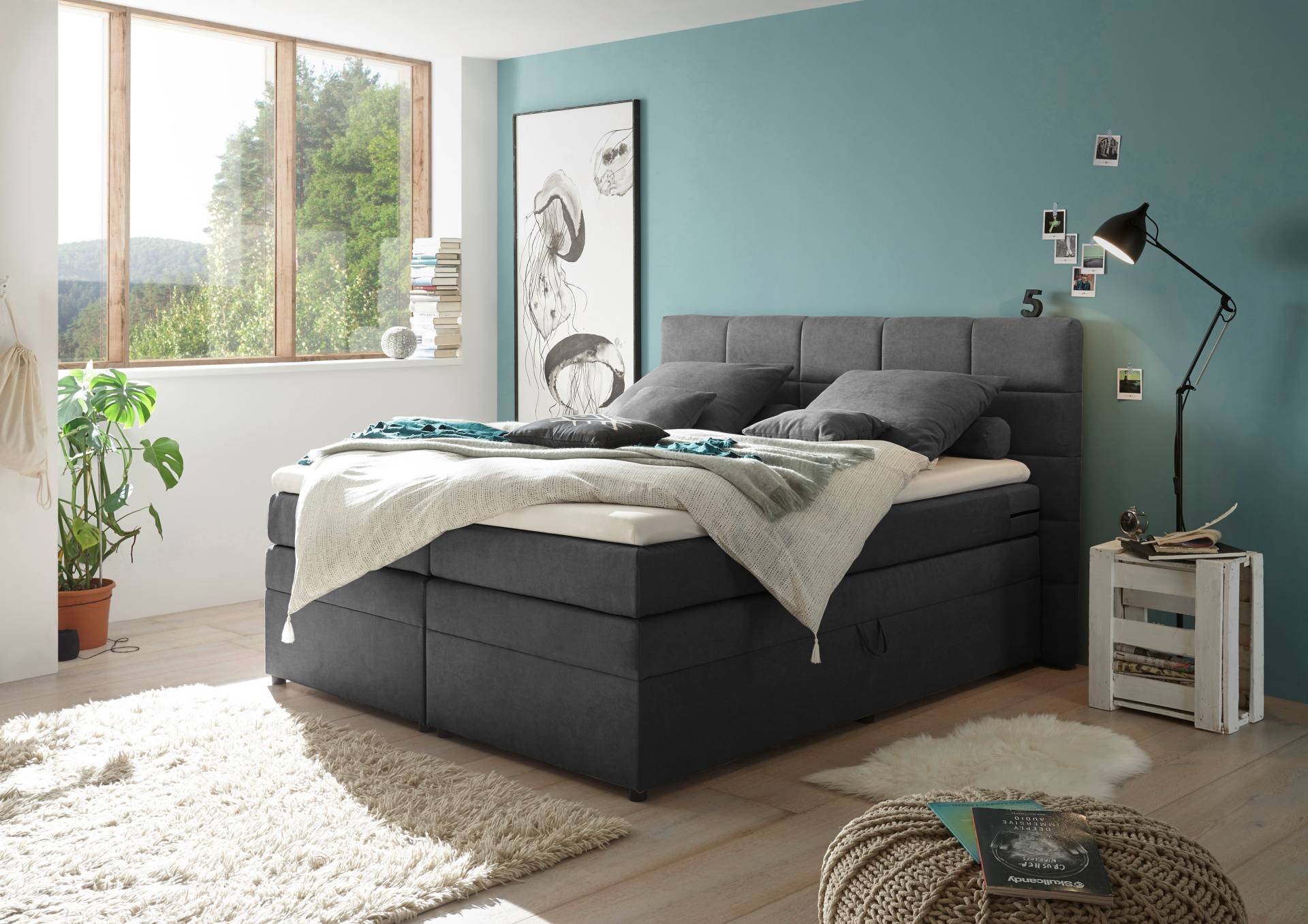 ED EXCITING DESIGN Boxspringbett »Tacoma«, inkl. Bettkasten und Topper ED EXCITING DESIGN Boxspringbett »Tacoma«, inkl. Bettkasten und Topper von ED EXCITING DESIGN