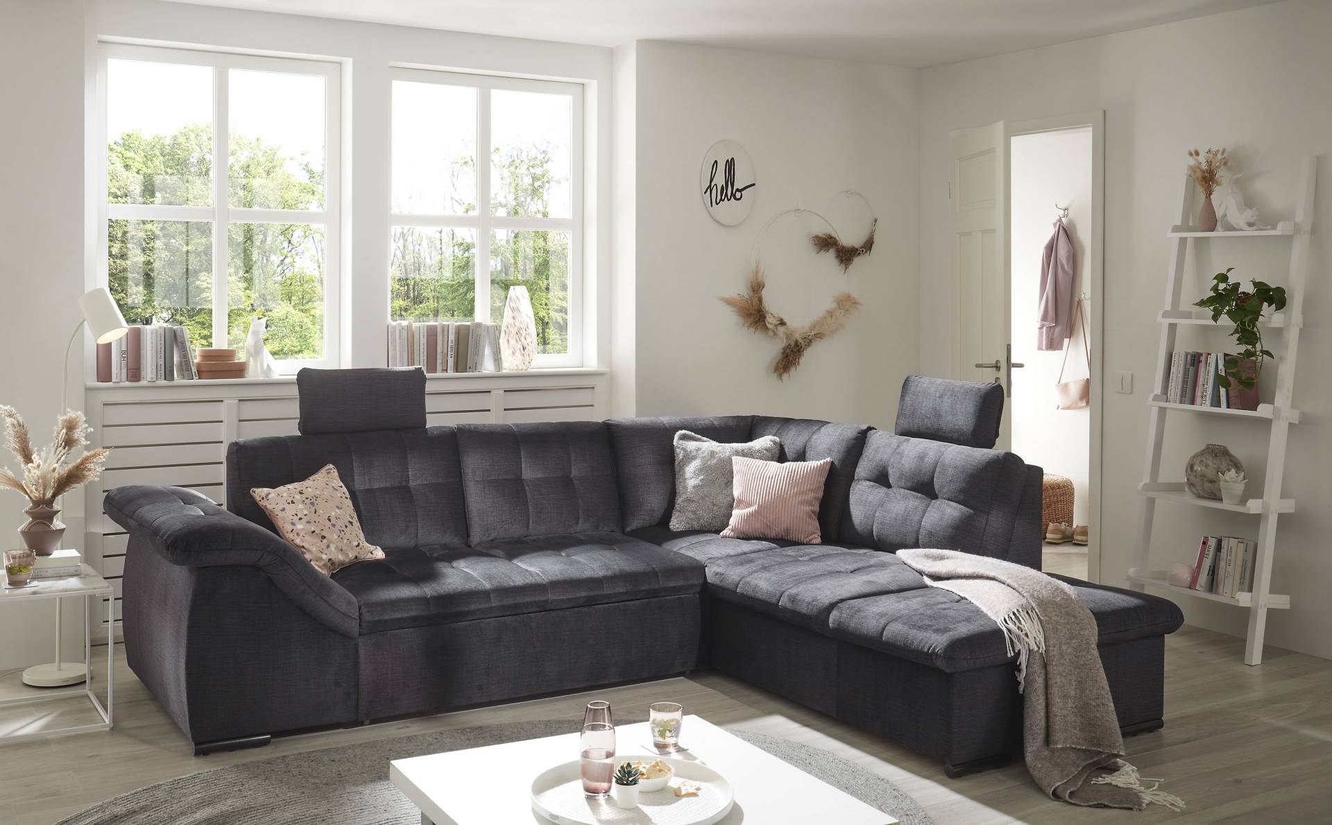 ED EXCITING DESIGN Ecksofa »Estrella L-Form«, mit Bettkasten, Schlaffunktion, Kopfstützen, Armteilverstellung ED EXCITING DESIGN Ecksofa »Estrella L-Form«, mit Bettkasten, Schlaffunktion, Kopfstützen, Armteilverstellung von ED EXCITING DESIGN