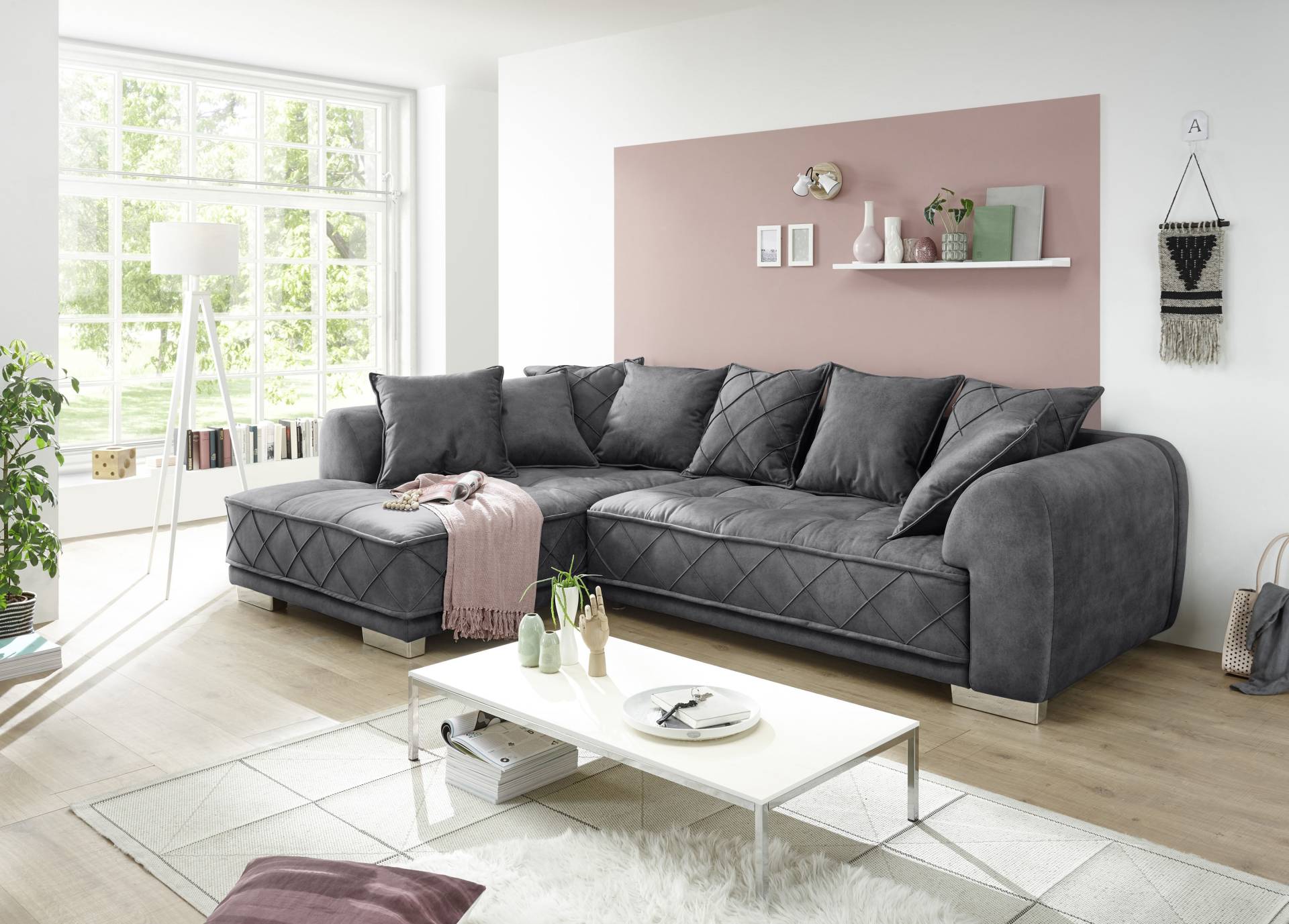 ED EXCITING DESIGN Ecksofa Sentina, mit Rückenkissen ED EXCITING DESIGN Ecksofa Sentina, mit Rückenkissen von ED EXCITING DESIGN