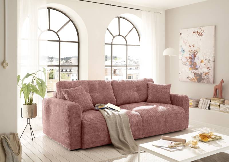 ED EXCITING DESIGN Schlafsofa »Bullet«, mit Bettkasten & 2 Zierkissen von ED EXCITING DESIGN