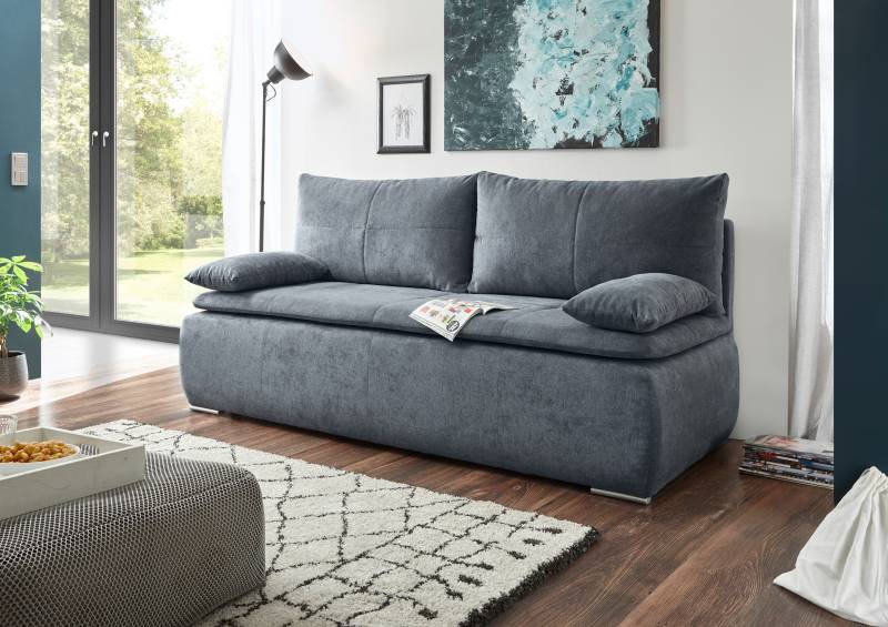 ED EXCITING DESIGN Schlafsofa »Jana«, mit Bettfunktion und Bettkasten, sowie Rücken- und Armlehnkissen von ED EXCITING DESIGN