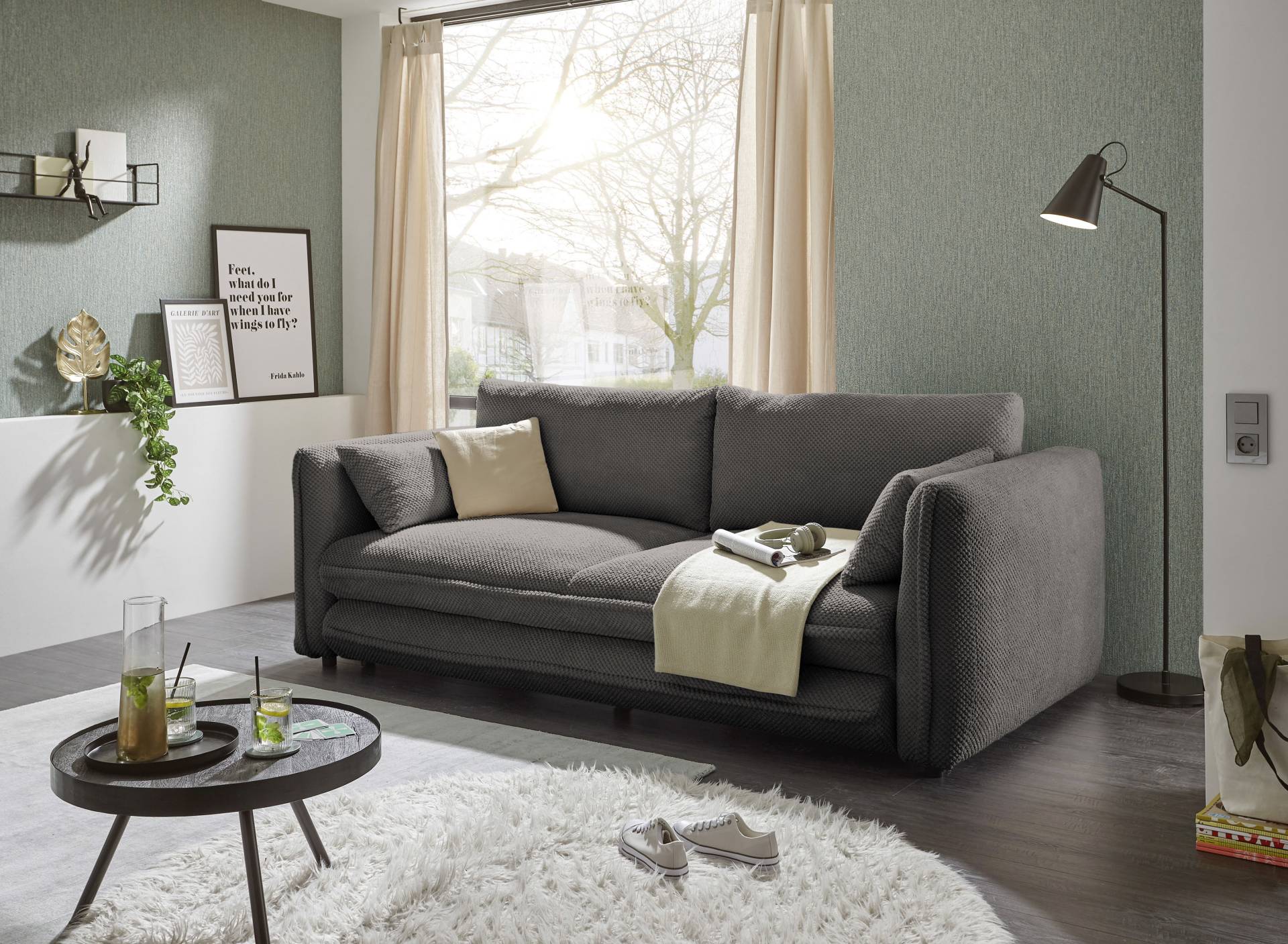 ED EXCITING DESIGN Schlafsofa »Stanley«, frei im Raum stellbar, mit Schlaffunktion und Bettkasten von ED EXCITING DESIGN