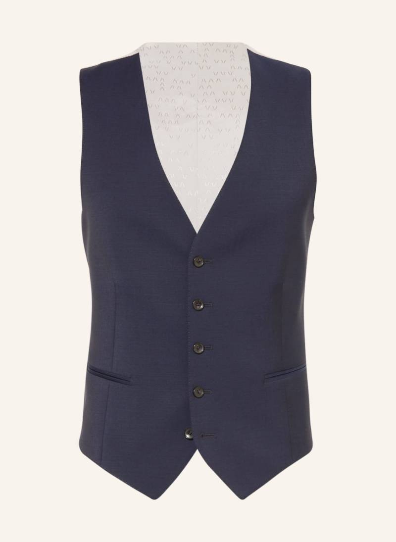 Dressler Anzugweste Slim Fit blau von DRESSLER