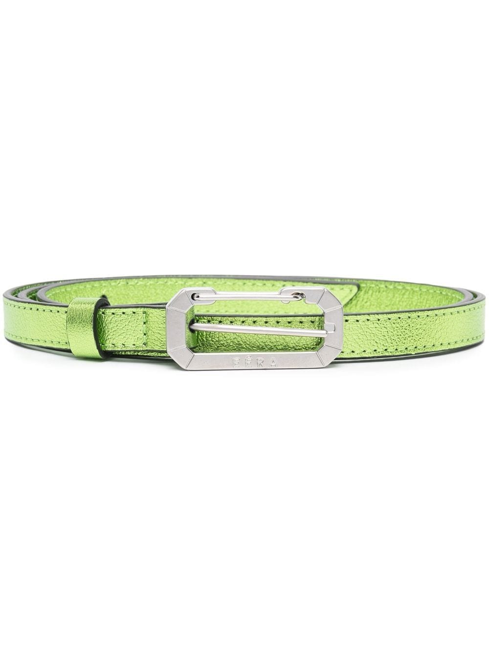 EÉRA metallic-effect belt - Green von EÉRA