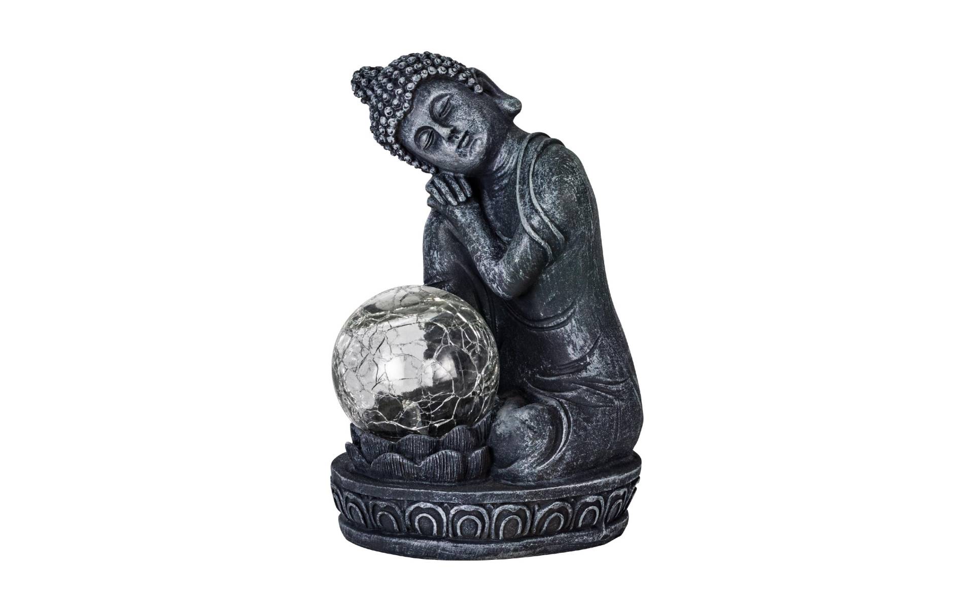 EGLO LED Gartenleuchte »SOLAR Buddha grau« von EGLO