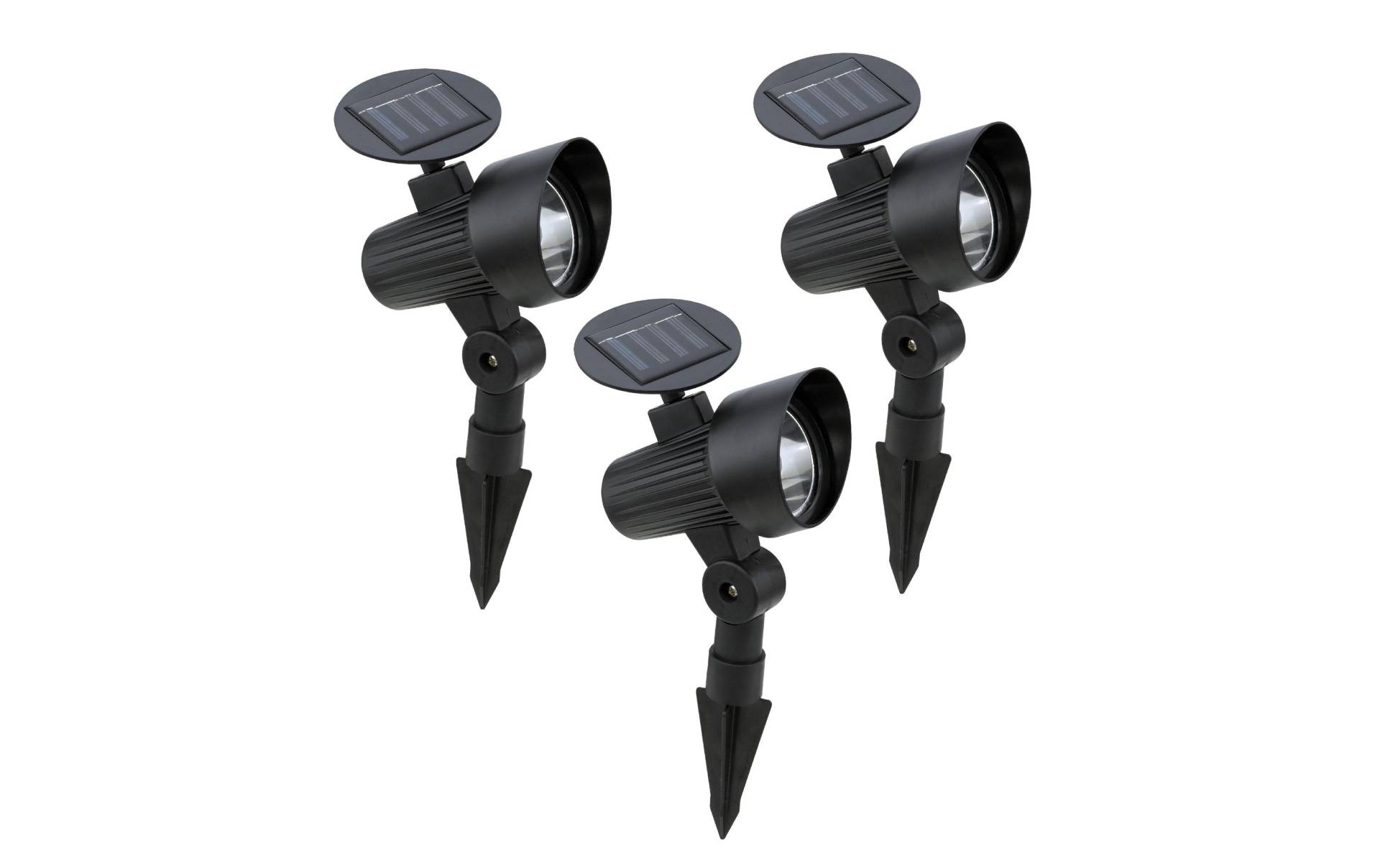 EGLO LED Gartenleuchte »SOLAR Gartenspot 3er Set Schwarz« EGLO LED Gartenleuchte »SOLAR Gartenspot 3er Set Schwarz« von EGLO
