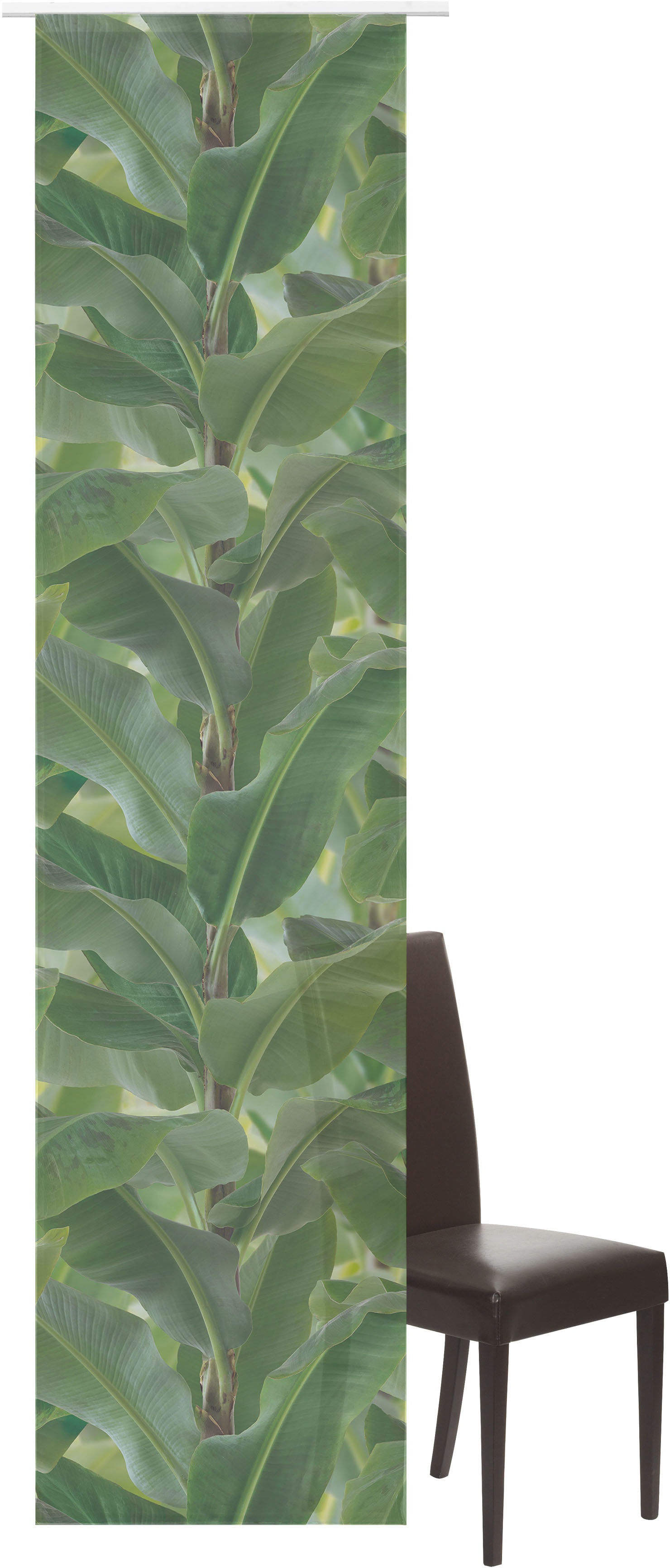 ELBERSDRUCKE Schiebegardine »Banana-Tree 03 grün«, (1 St.) von ELBERSDRUCKE