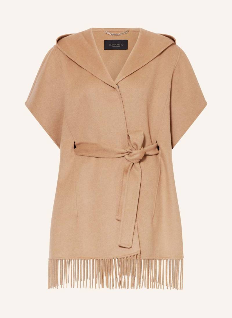Elena Miro Cape braun von ELENA MIRO