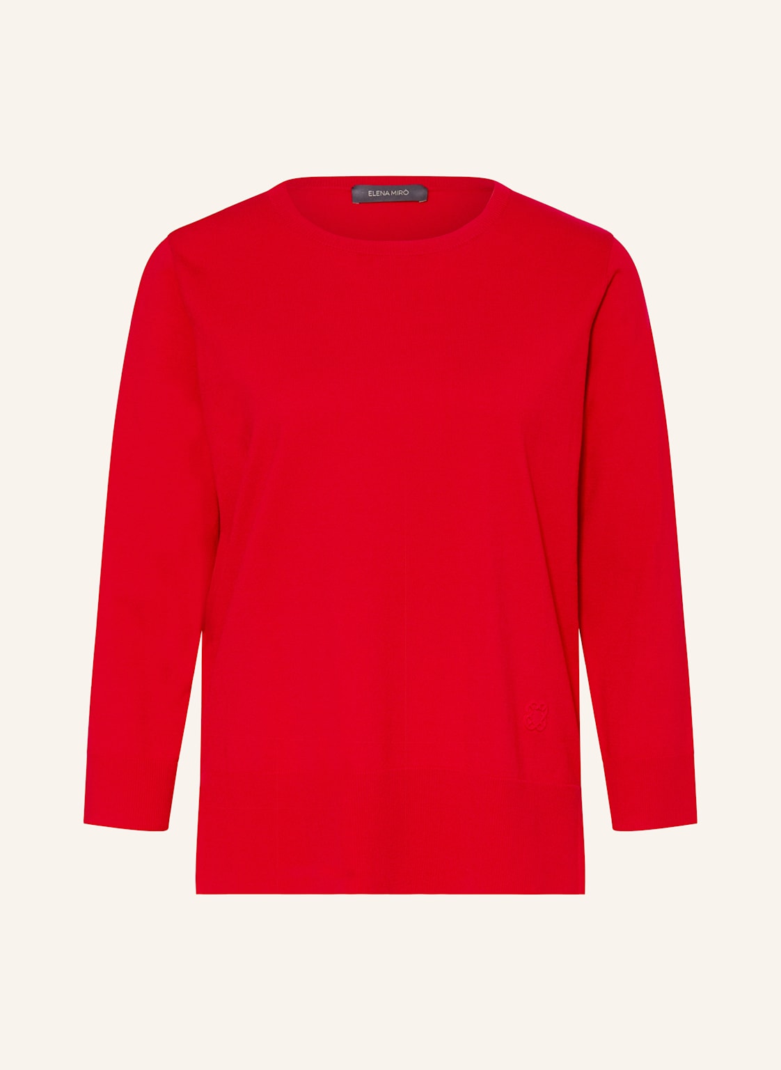 Elena Miro Pullover Mit 3/4-Arm rot Elena Miro Pullover Mit 3/4-Arm rot von ELENA MIRO