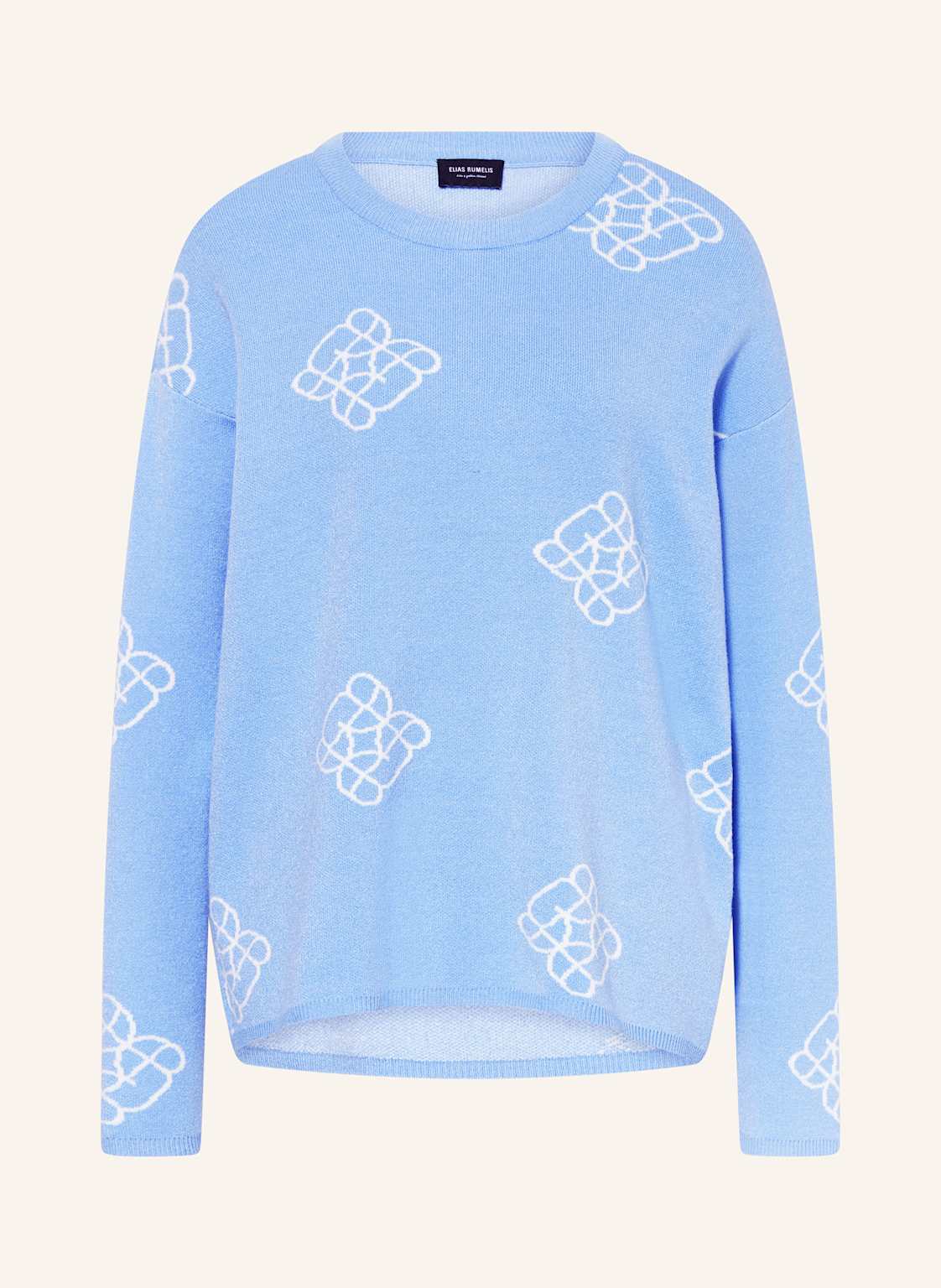 Elias Rumelis Oversized-Pullover Renate blau Elias Rumelis Oversized-Pullover Renate blau von ELIAS RUMELIS