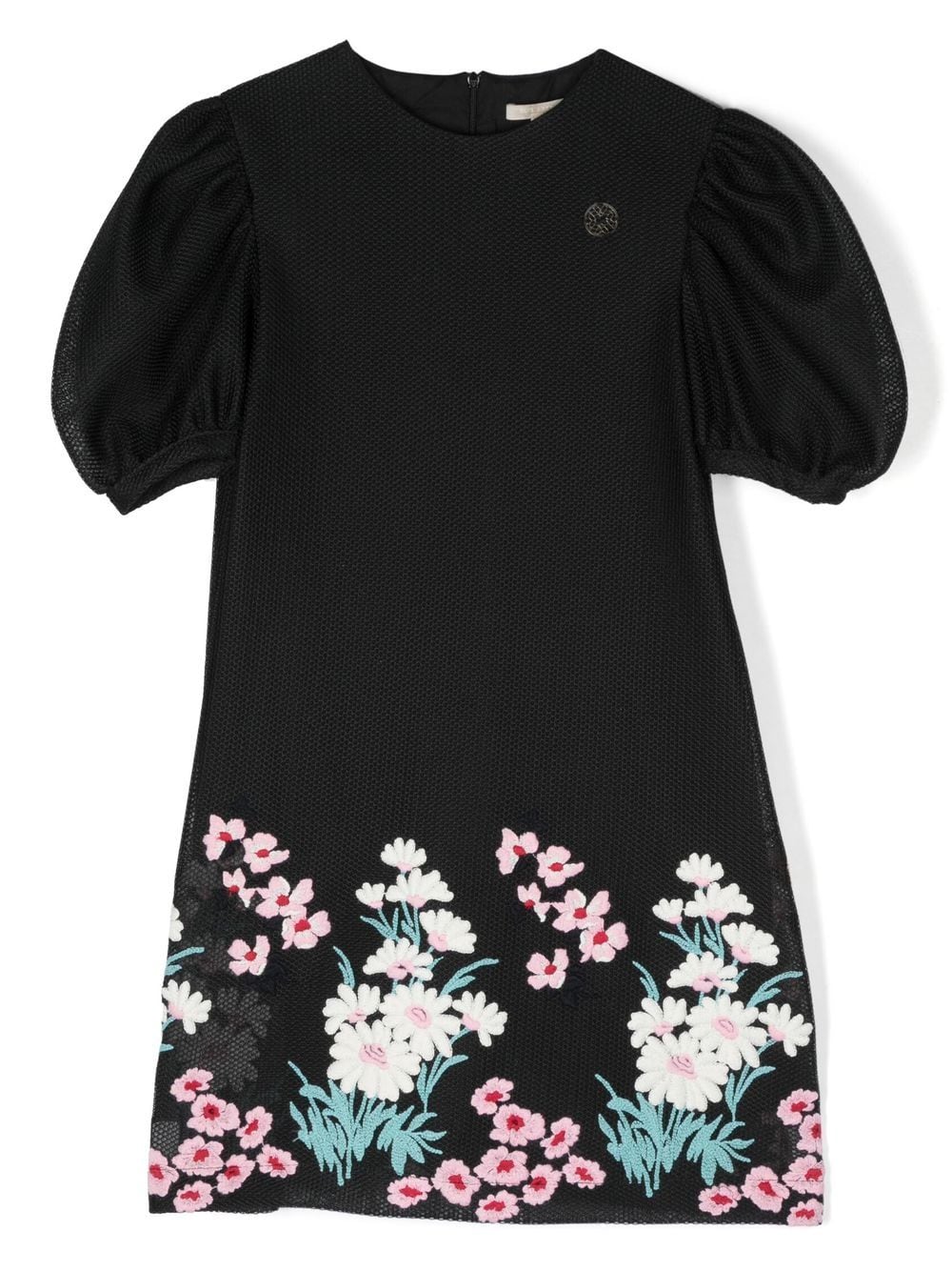 ELIE SAAB JUNIOR TEEN floral-embroidered dress - Black von ELIE SAAB JUNIOR